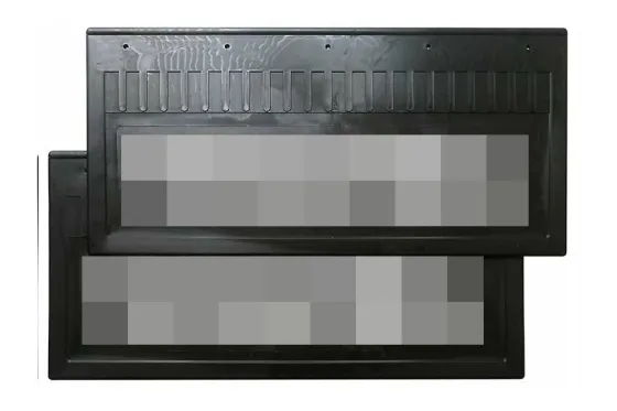Брызговики 520х250 (М-З) белая надпись LUX РБ