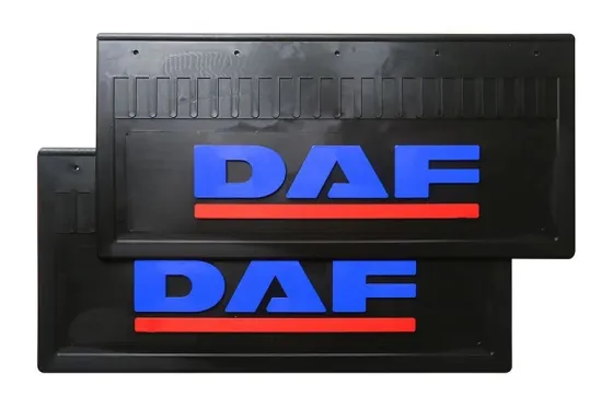 Брызговики 520х250 (DAF) синий с красной полосой LUX РБ