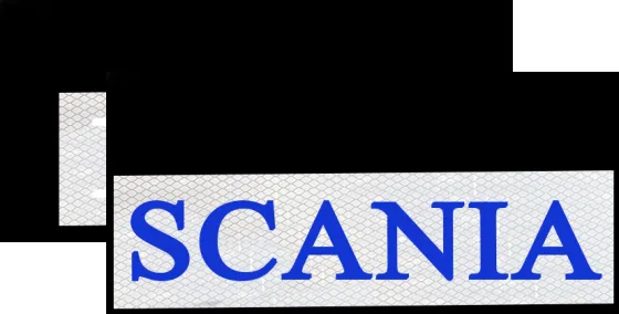 Брызговики 515х240мм SCANIA Светотражающий RB