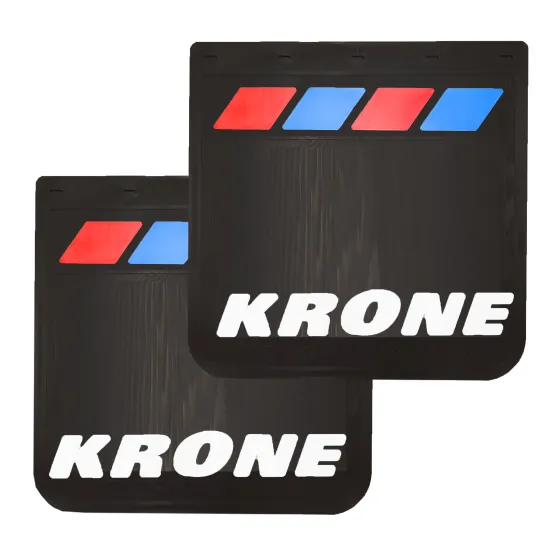 Брызговики 400х400мм KRONE LUX PRO (Красный/Синий)