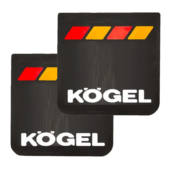 Брызговики 400х400мм KOGEL LUX PRO (Красный/Желтый)