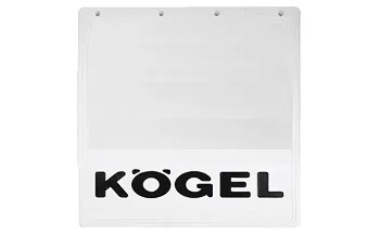 Брызговики 400х400мм "KOGEL" (черный) Белая Резина LUX РБ