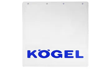 Брызговики 400х400мм "KOGEL" (синий) Белая Резина