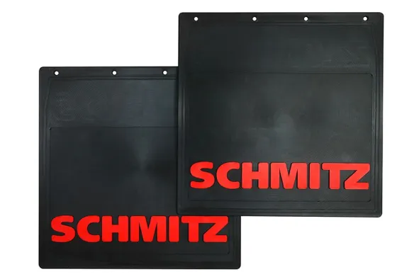 Брызговики 400х400 (SCHMITZ) красная надпись LUX РБ