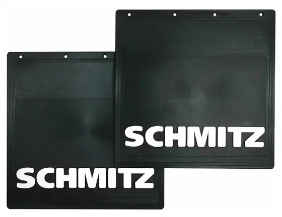 Брызговики 400х400 (SCHMITZ) белая надпись LUX РБ