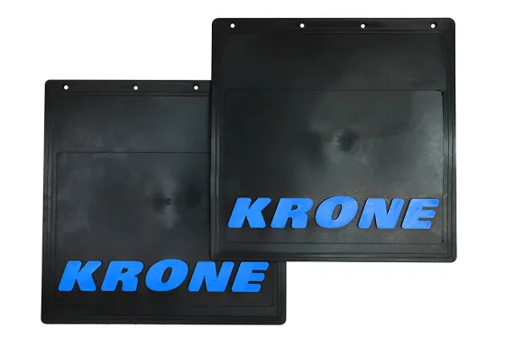 Брызговики 400х400 (KRONE) синяя надпись LUX РБ
