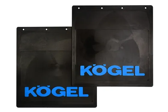 Брызговики 400х400 (KOGEL) синяя надпись LUX РБ