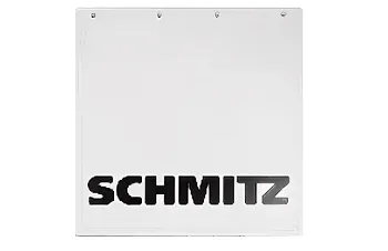Брызговики 400х400мм "SCHMITZ" (черный) Белая Резина