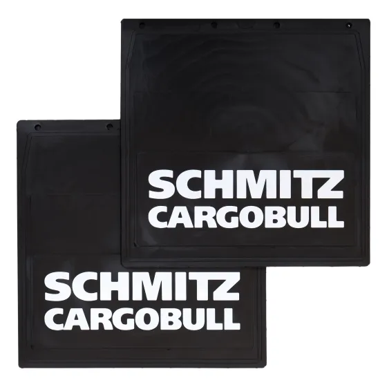 Брызговики 400х400мм "SCHMITZ CARGOBULL" белый РБ