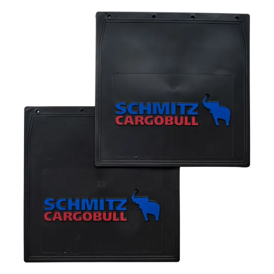 Брызговики 400х400мм "SCHMITZ CARGOBULL" красно-синий АЮ