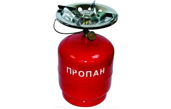 Баллон газовый "Кемпинг" обьемом 8л. (КРЫМ) с горелкой