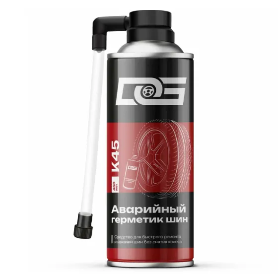 DG Средство для аварийного ремонта и накачки шин (аэрозоль) TIRE SEALER&INFLATOR, 450мл